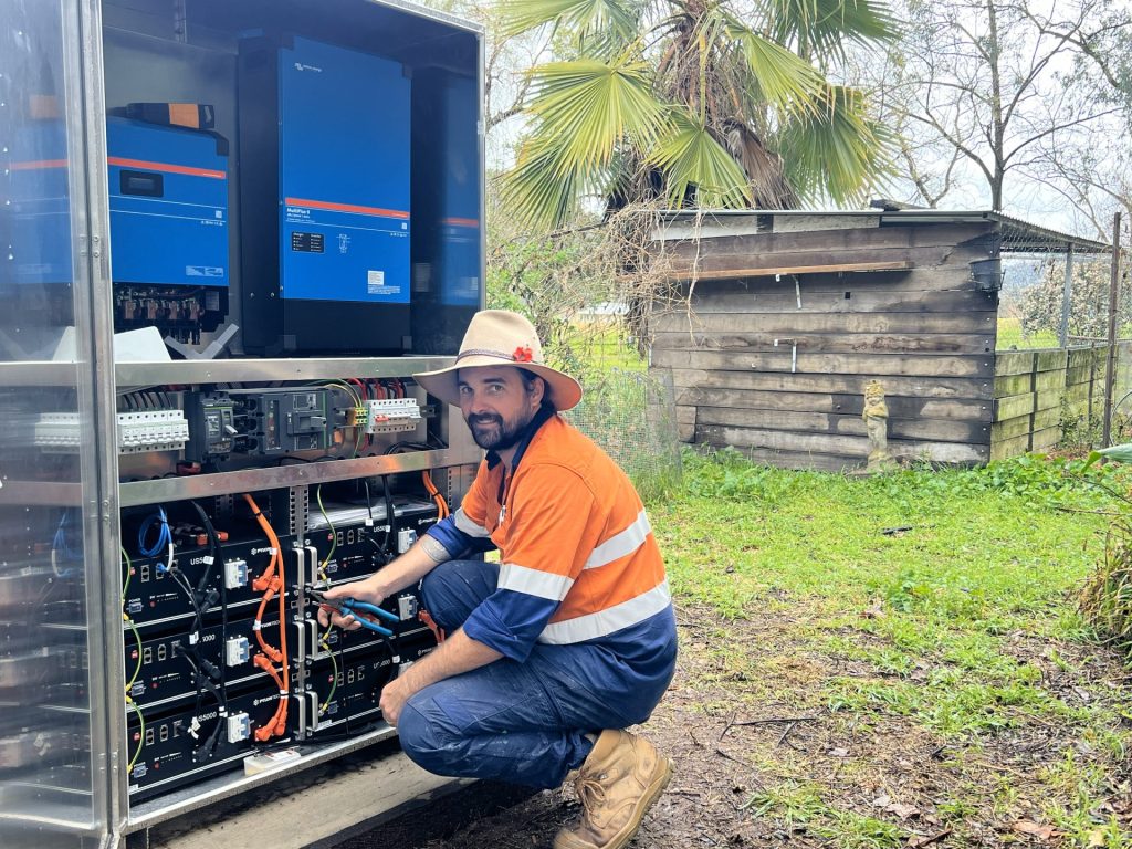 Off-Grid Battery System - Baerami Creek